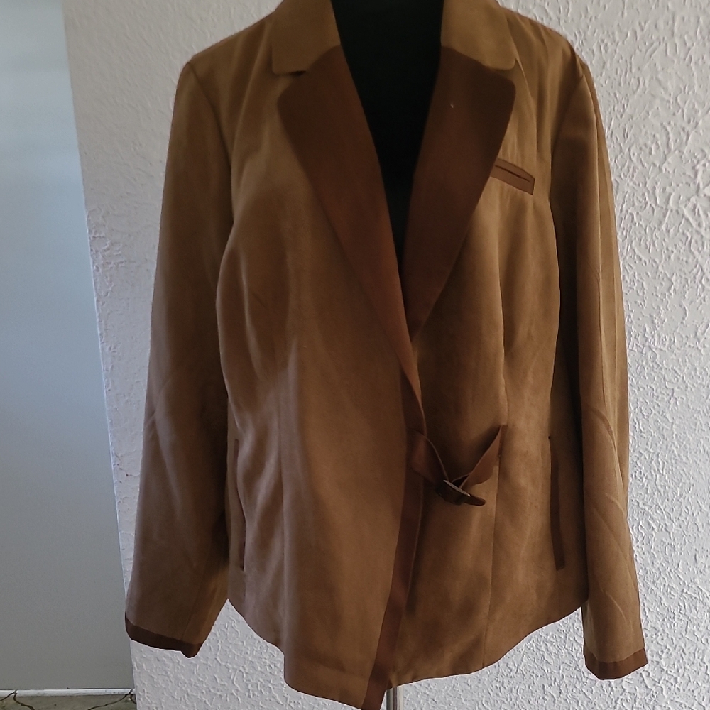 Chic Tan Women's Blazer Nwt Size 4X